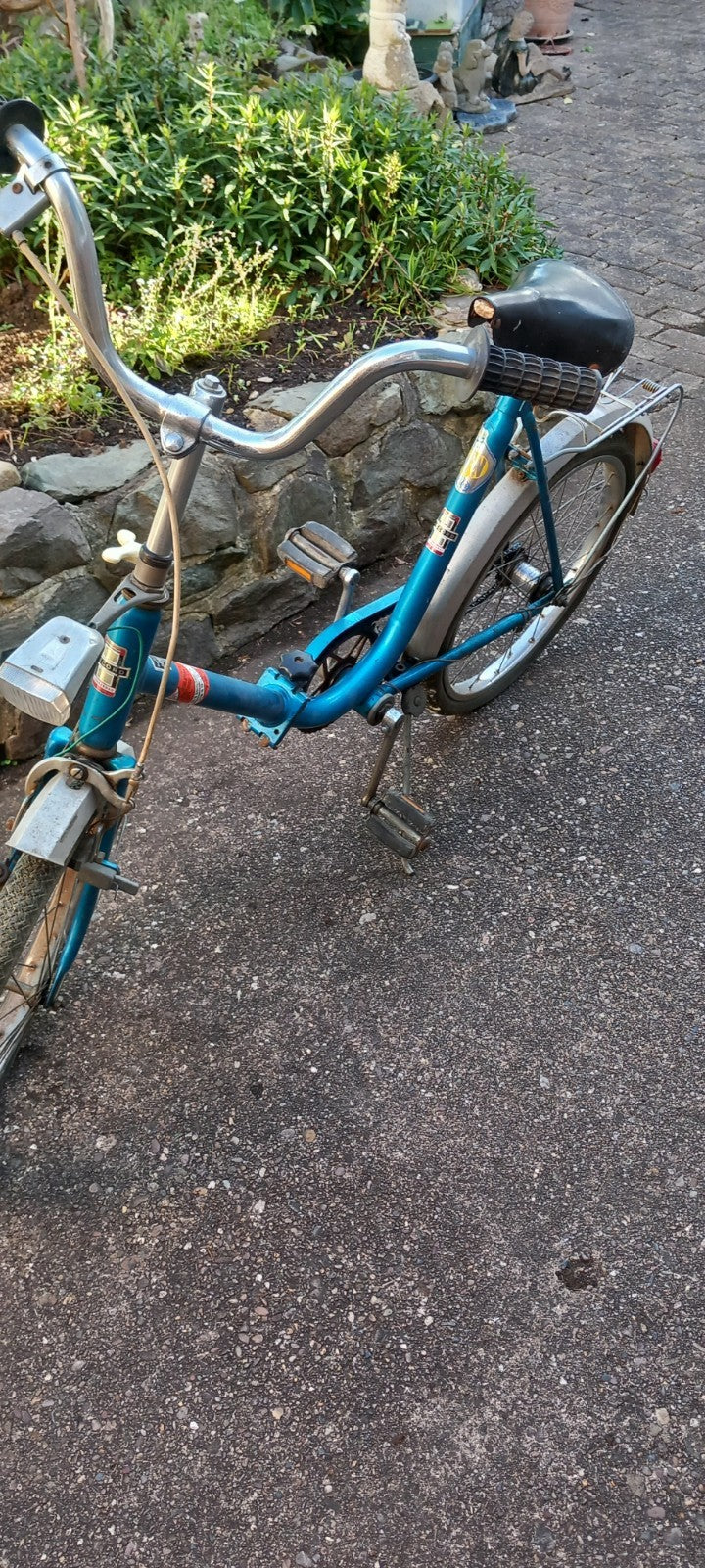 Record Vintage German Built Folding Bicycle 20" Wheels,dynamo, Restoration Job