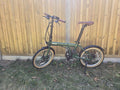 Mycle Compact Folding Bike - Green - 20" Wheels.