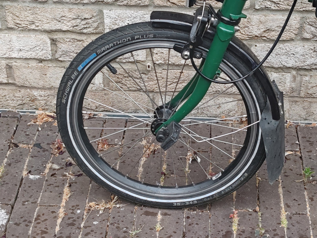 2024 Brompton C Line Explore M6L 6 Speed Folding Bike Racing Green