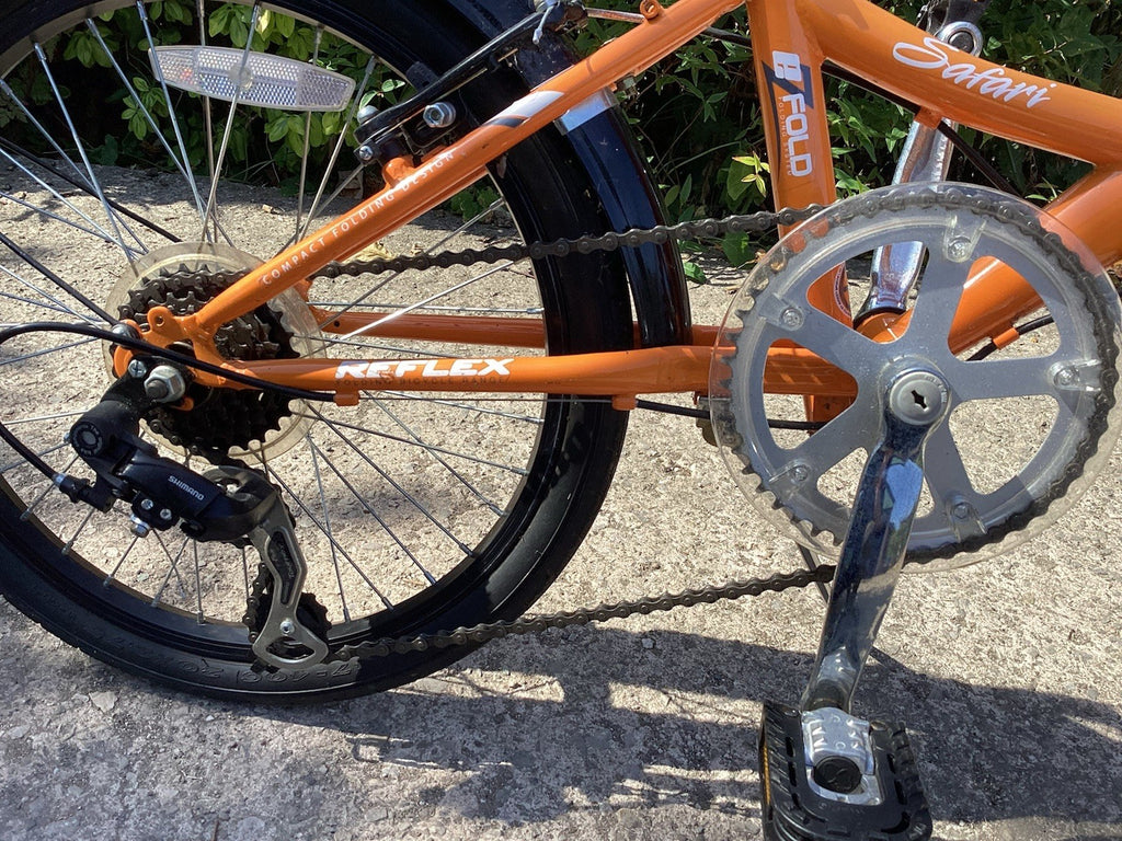 Two adult folding bikes