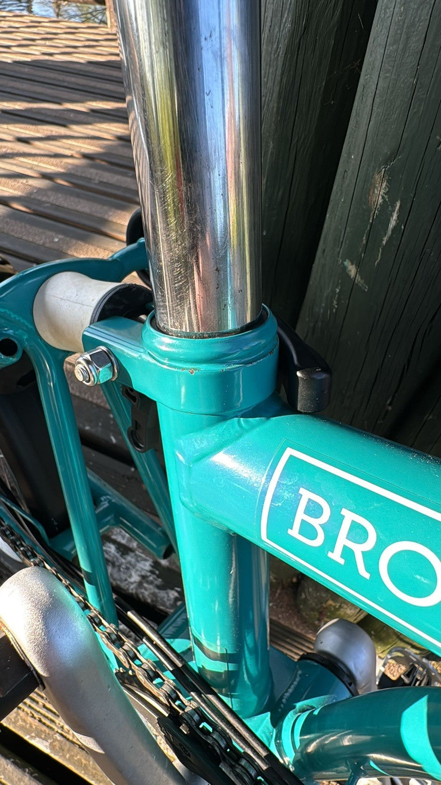 Brompton B75 16" Folding Bike - Blue