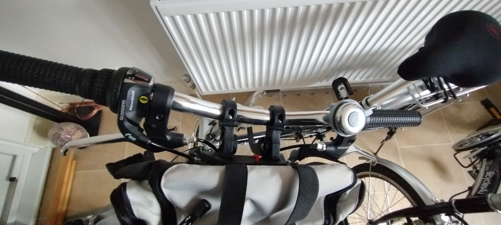 Pair of Bicycles4u Milan Explorer Folding Bicycle 20 Wheels with bags etc