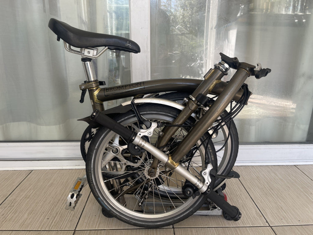 Brompton S6R Raw Lacquer Folding Bike SERVICED CONDITION ✅ FREE&FAST DELIVERY🚚