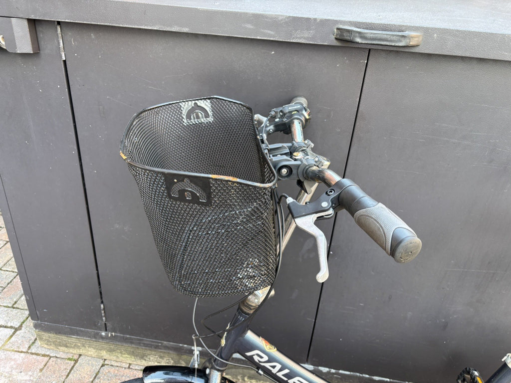 Vintage Blue Folding Bike Raleigh Swift 20 Inch Wheels Aluminium Frame Gears