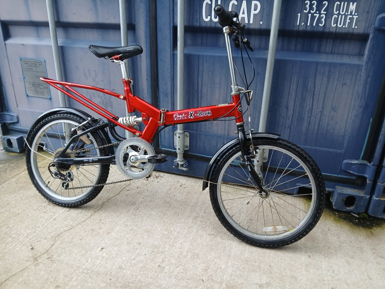 Avelo X Row Folding Bike - 20" Wheel - 6 Gears