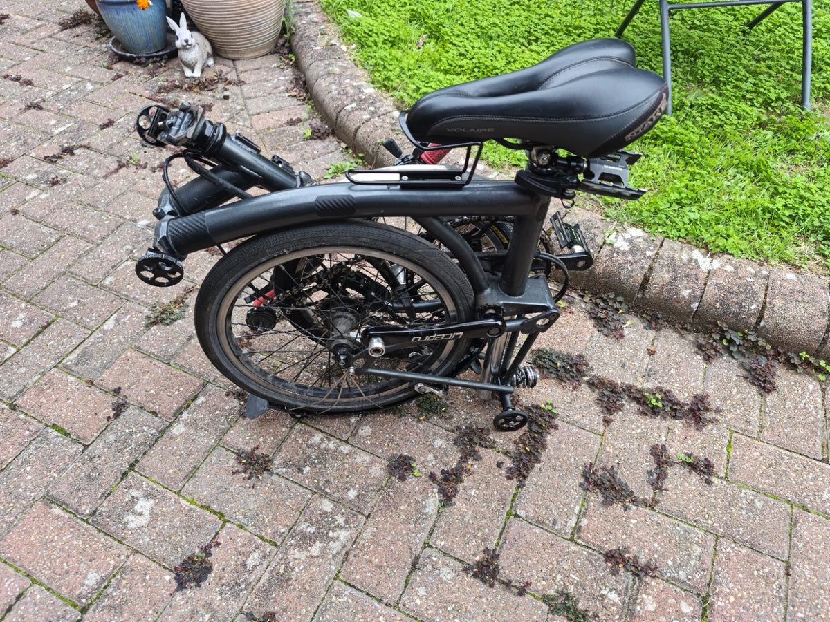 Brompton Folding Bike - 5 spd deraileur - Titanium upgrades