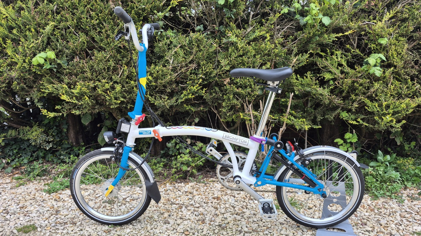 BROMPTON A-LINE UNUSED 3 SPEED FOLDING BIKE SERVICED IMMACULATE CONDITION