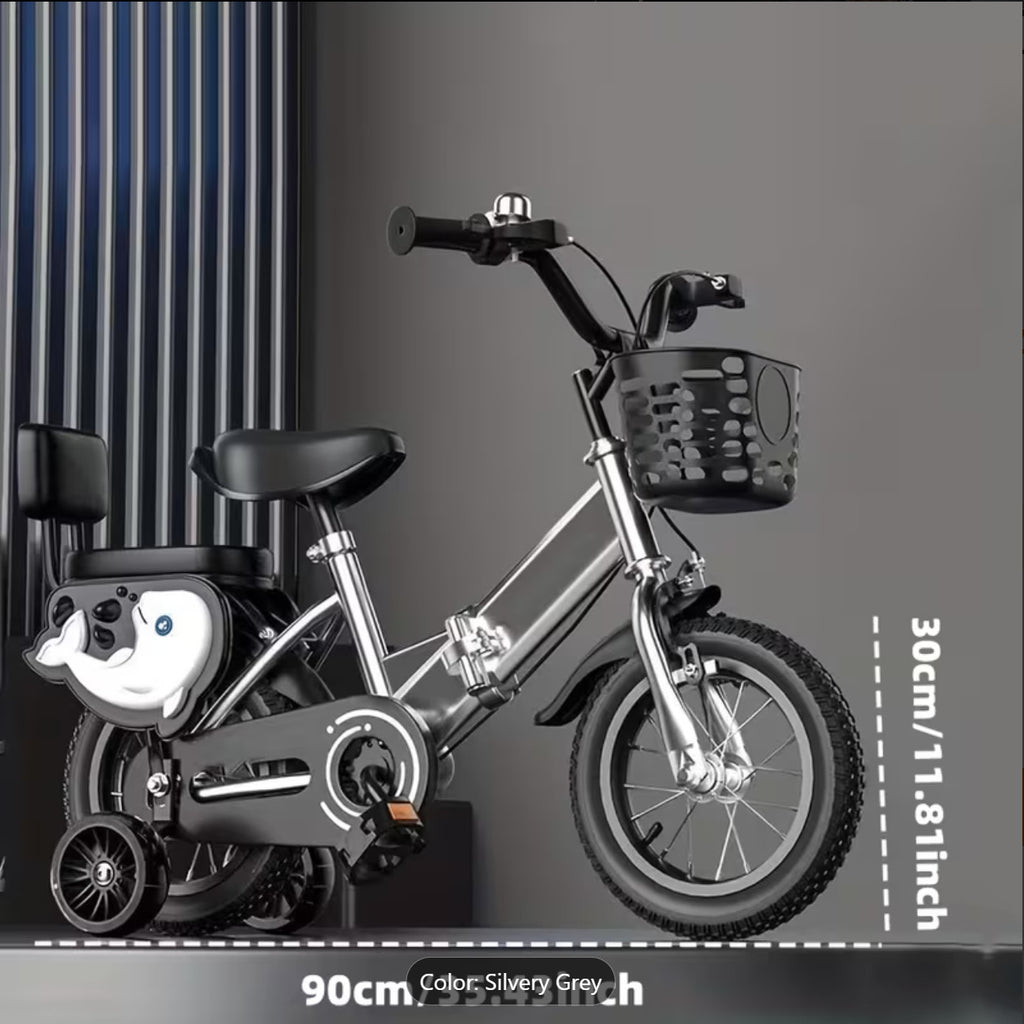 Folding Kids' Bicycle, Pedal Bike for Boys and Girls, Ideal Gift for Christmas,