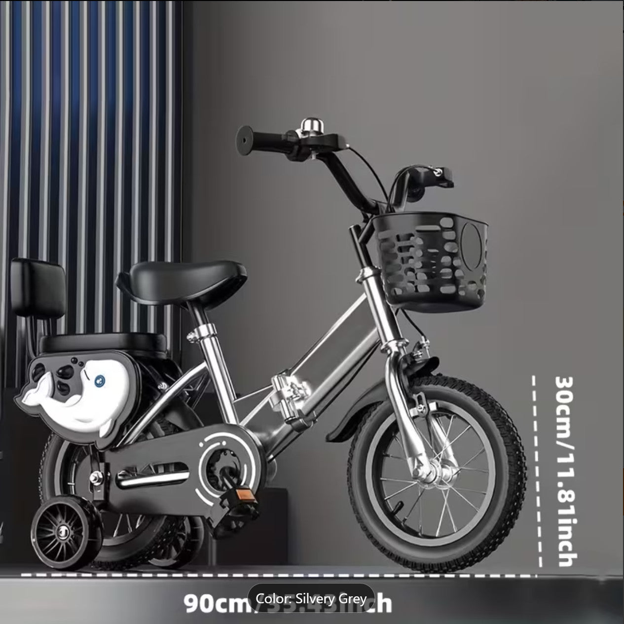 Folding Kids' Bicycle, Pedal Bike for Boys and Girls, Ideal Gift for Christmas,