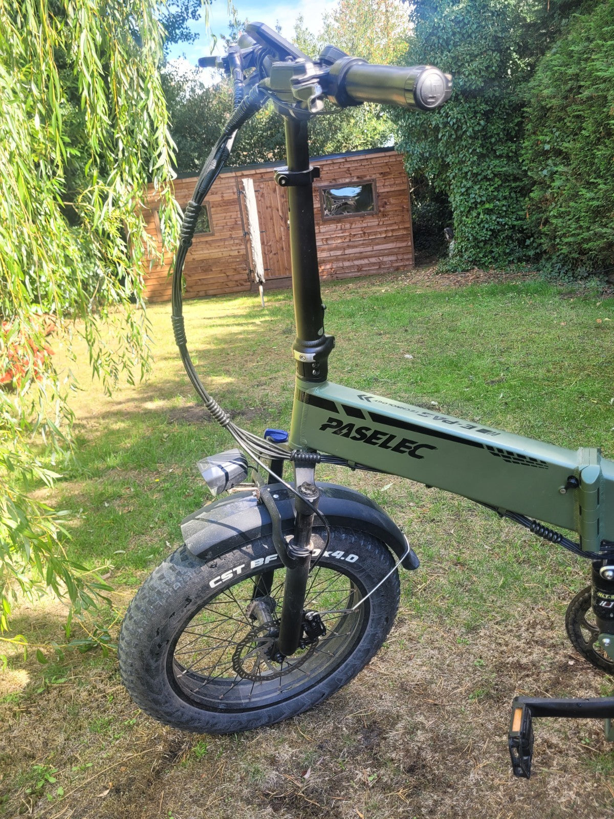 Paselec PX6 Folding Bike - Suspension, Charger, x2 Keys, Spare Motors
