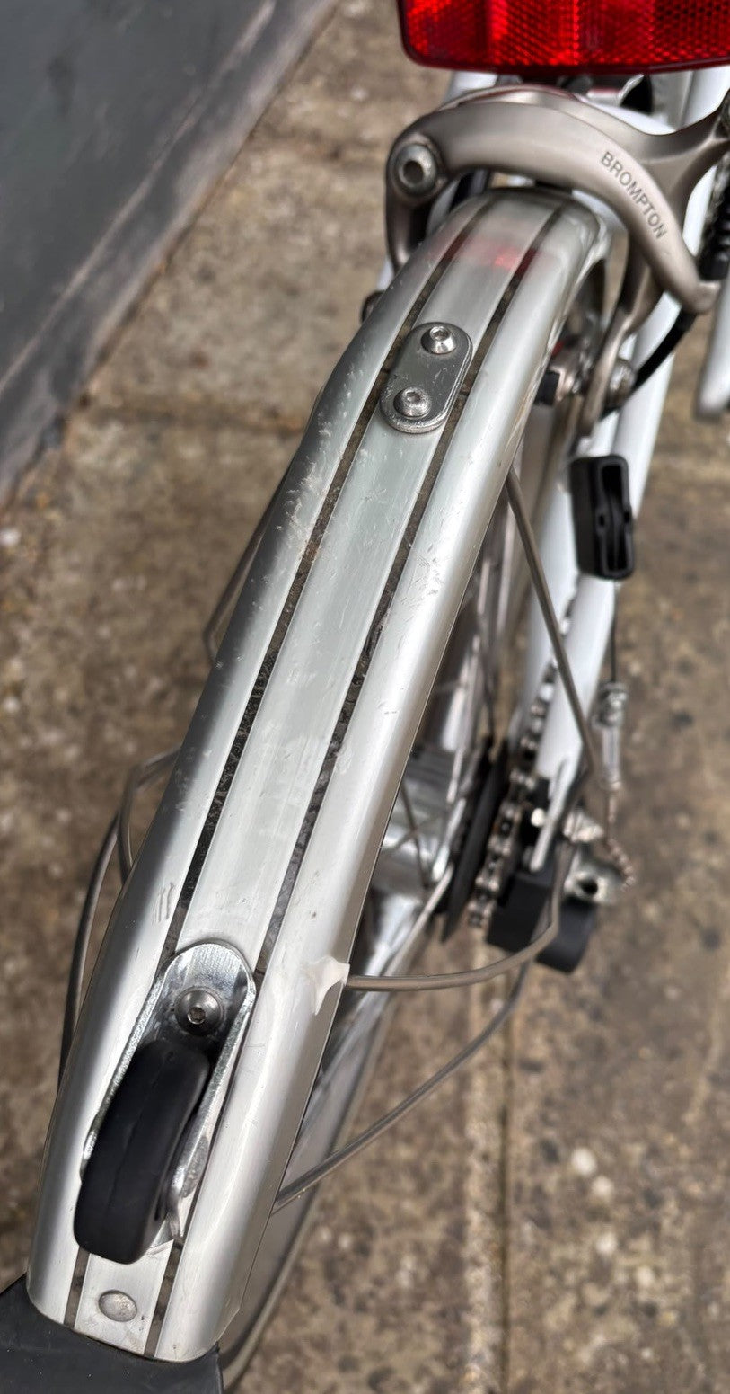 Brompton S3L Folding Bike 3 Speed C Line in White