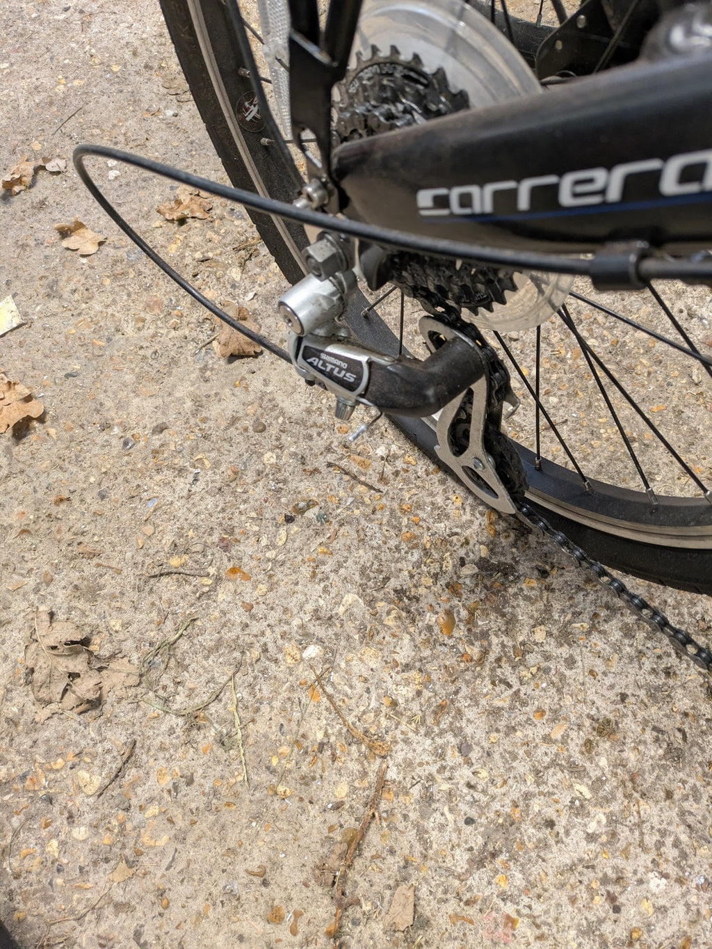 Carrera Intercity Folding Bike 20”wheels 8 Speed Shimano.