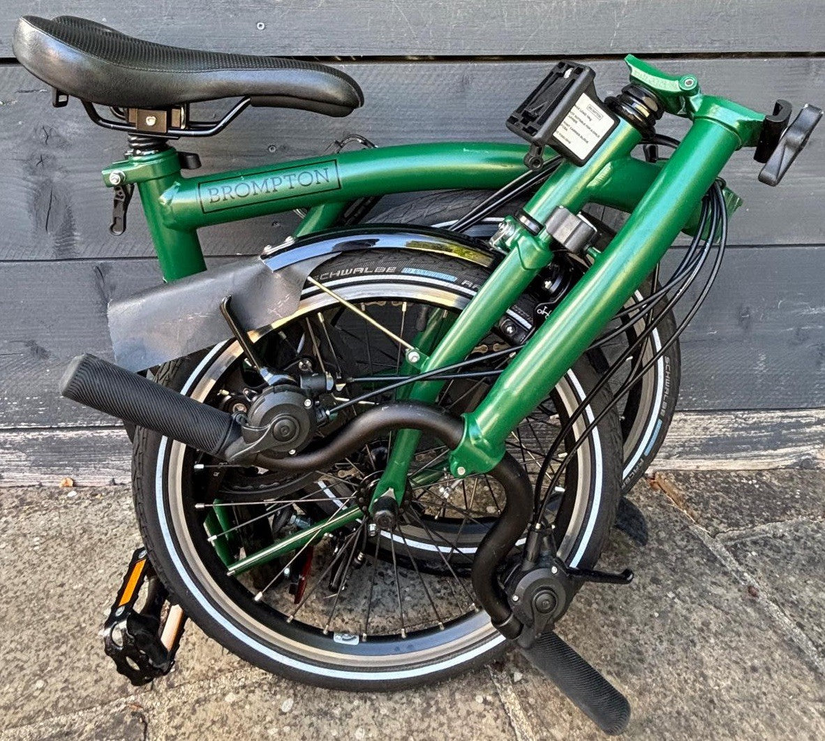 2023 Brompton C Line M6L Black Edition Folding Bicycle 6 Speed - Used Condition