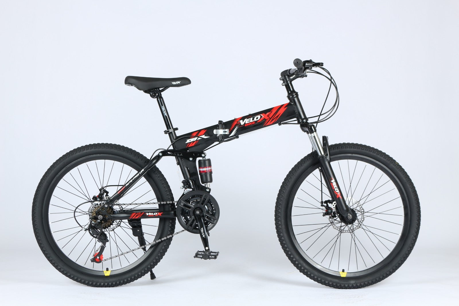 24" & 26 Inch Folding Bike, 21 Speed Mountain Bike Adult bicycle Dual Suspension
