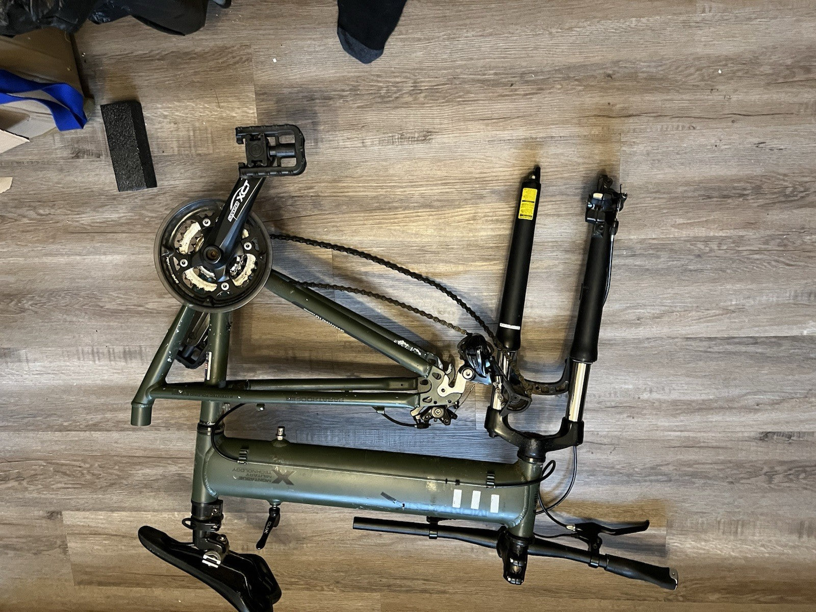 Montague Paratrooper Folding Mountain Bike Frame Only
