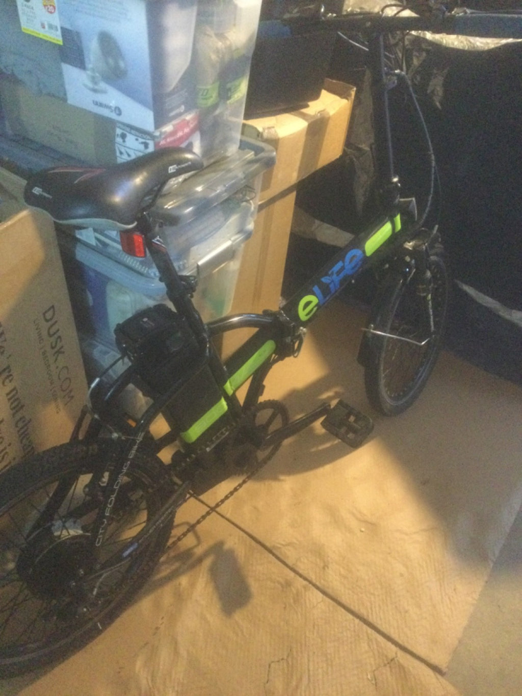 folding bike used (e-life)