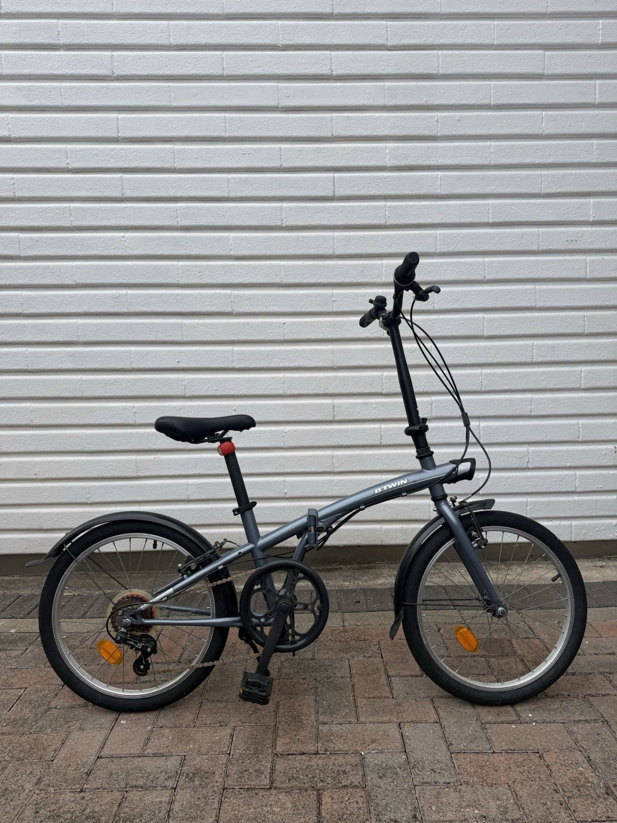 BTWIN Tilt 120 Grey Folding Bike