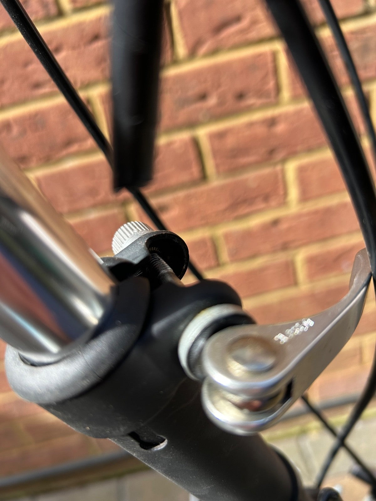 silver unisex fold up bike, aluminium alloy, never used