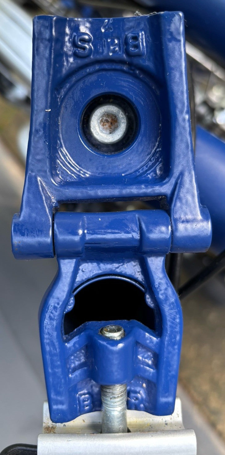 Brompton M6R in Cobalt Blue Folding bike C Line - Very Light Leisure Use Only