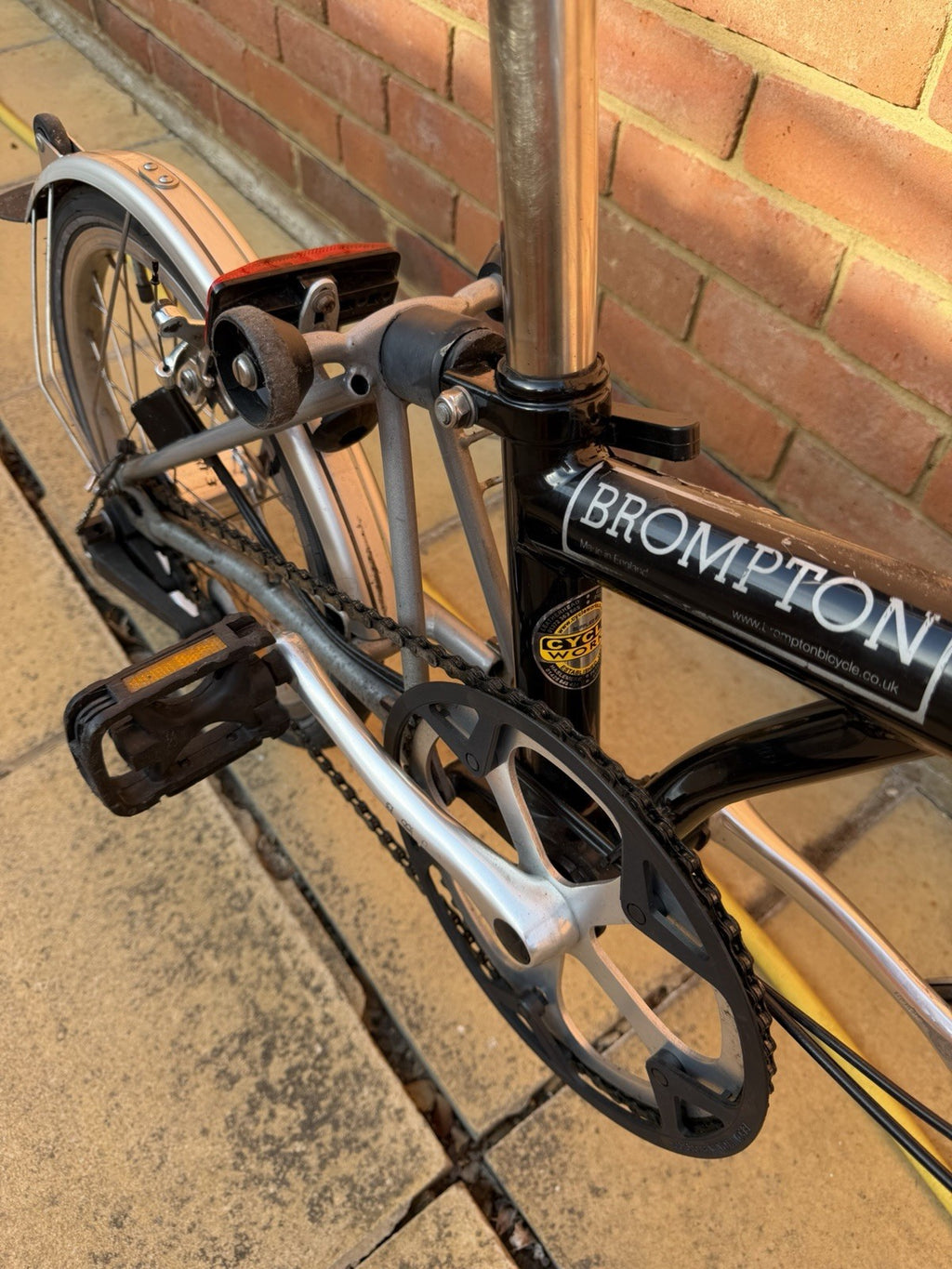 Brompton Folding Bike - Black/Silver | 3-Speed | Ready to Ride
