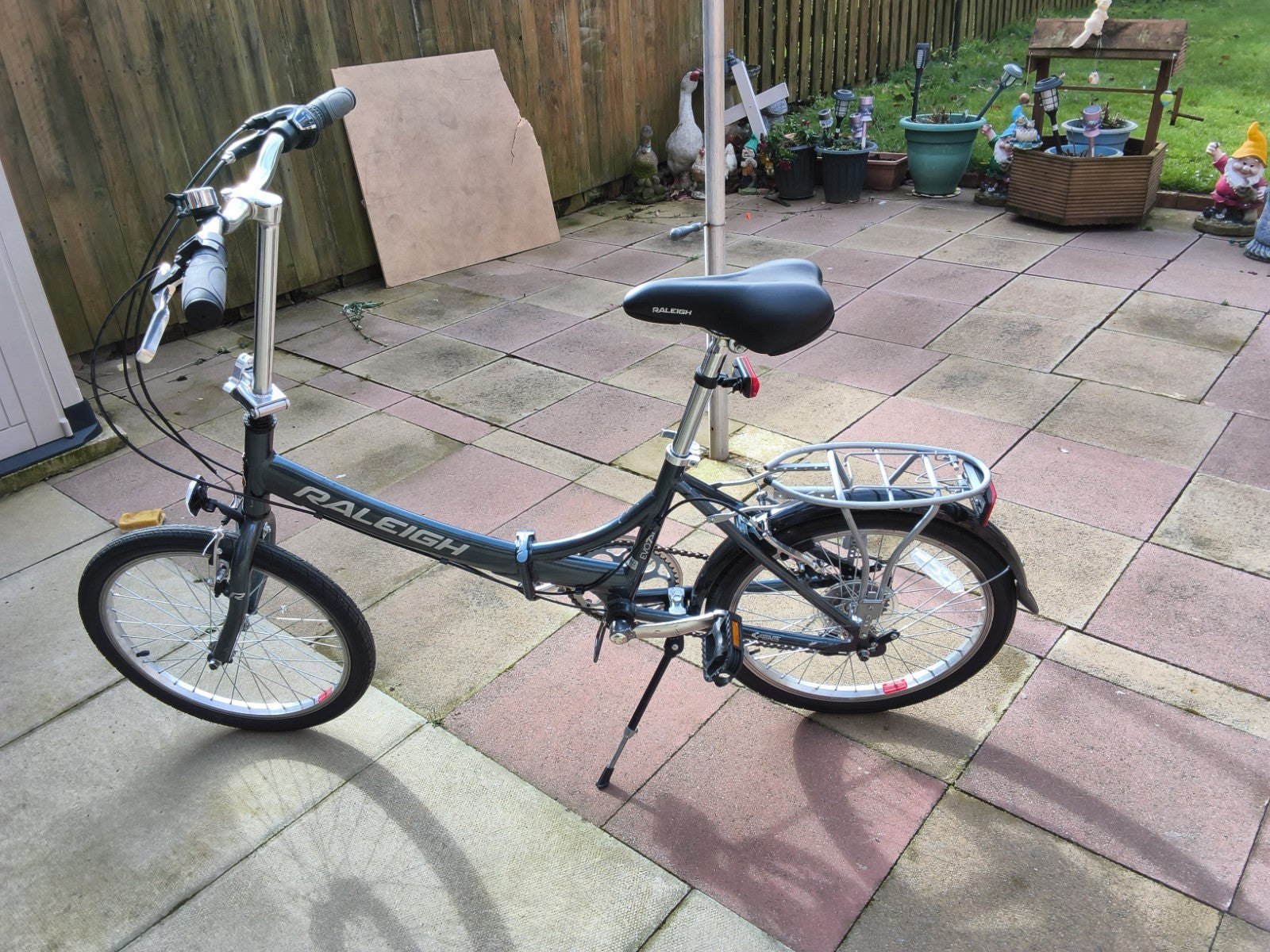 Raleigh EV07SP Folding Bicycle 20" Wheels, Unisex, Working Order