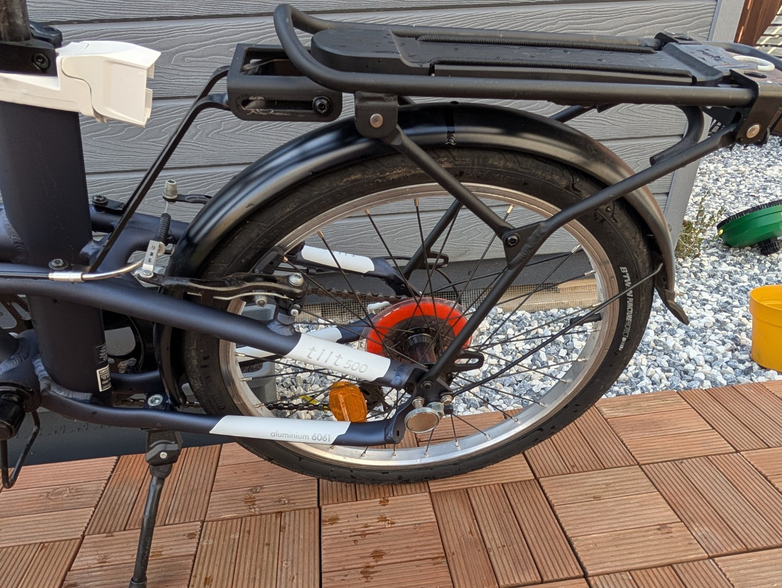 Decathlon B'TWIN Tilt 500 Folding Bike – Blue – Excellent Condition