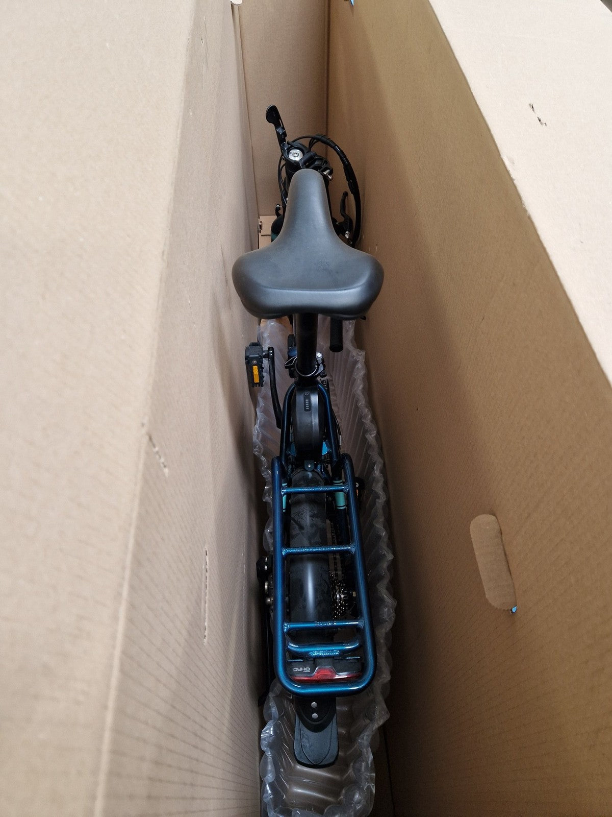 Raleigh 2019 Evo Alloy Folding Compact Bike 20" Wheel - Blue Green (Used/Marks)