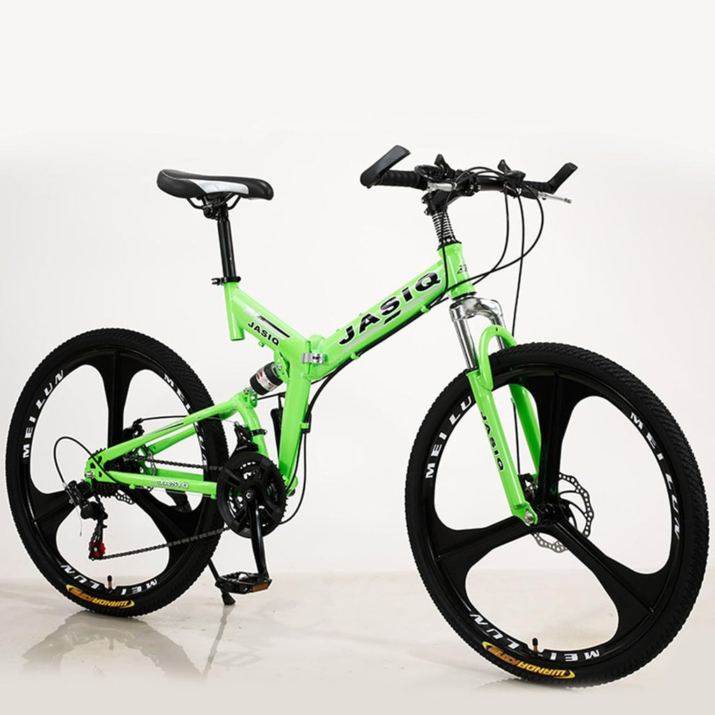 24 Inch 26 Inch Folding Mountain Bike- Adult Student Speed Bike Shock Absorber,