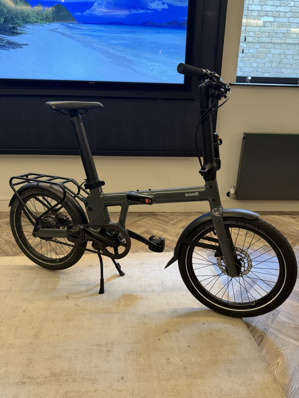 Eovolt Afternoon Pro Folding Bike, Grey - 20" Wheel - £3,000 RRP