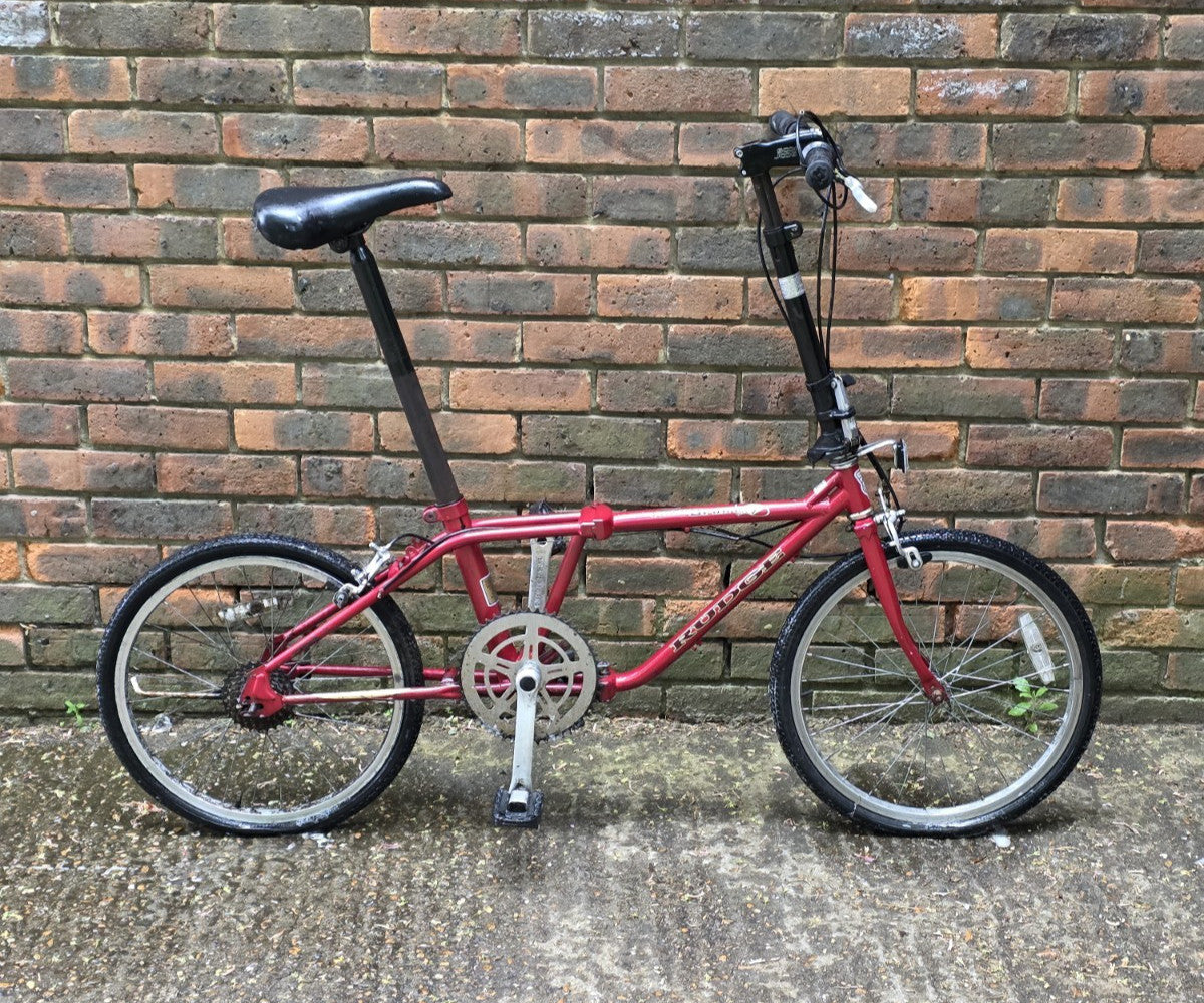 RARE* VINTAGE RUDGE TRANSPORT 7 FOLD UP BIKE BICYCLE (RESTORATION PROJECT)