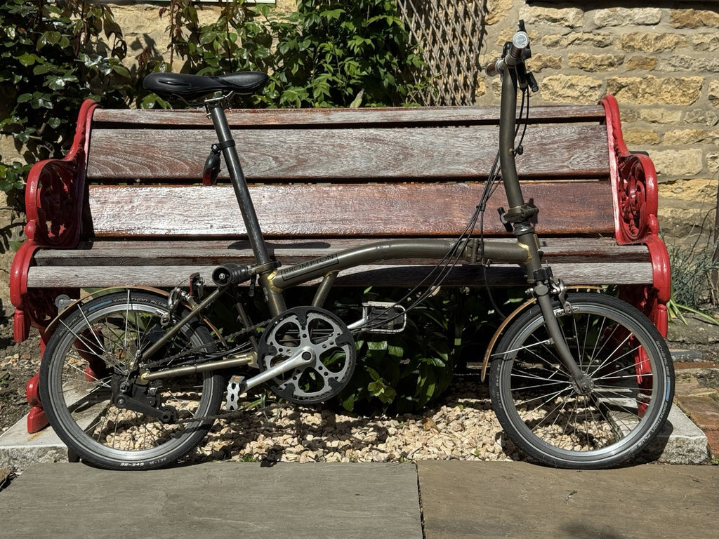 BROMPTON S6 In Raw Lacuer Colour 16” With Titanium Forks/seat Post