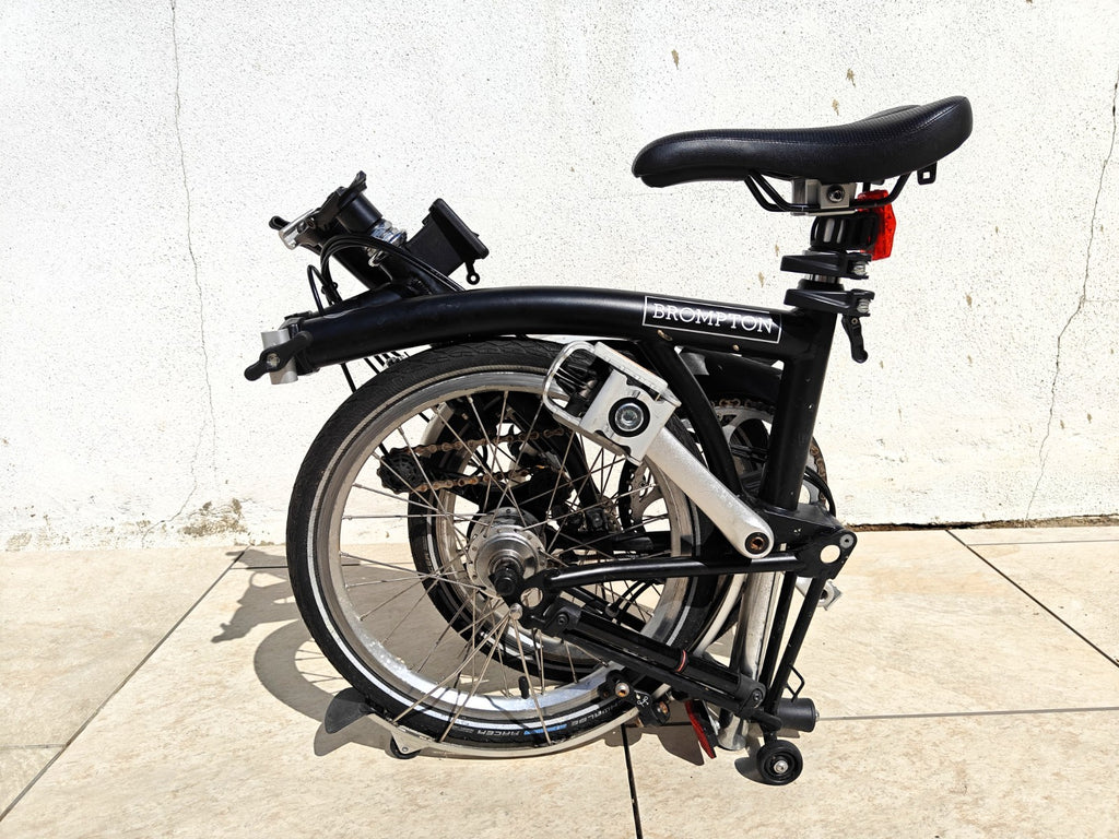 Brompton C Line Explore, 6-speed, Black, High Handlebar - Walthamstow