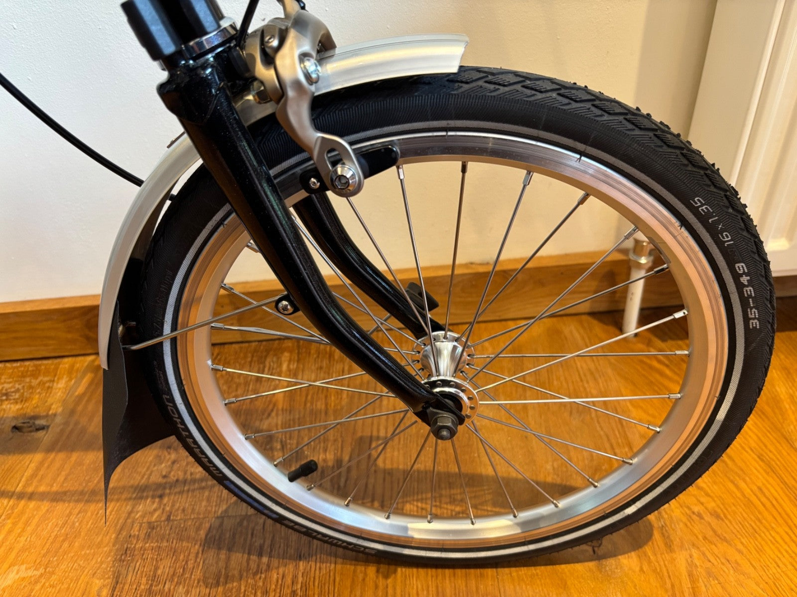 brompton folding bike H6R 6 speed, black