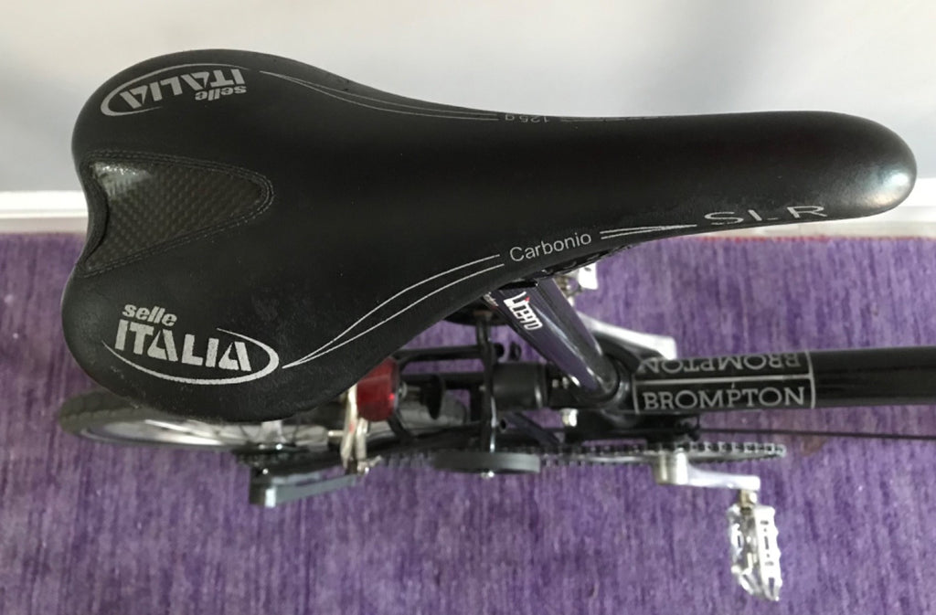 Brompton  Lightweight Fixie with carbon parts upgrades