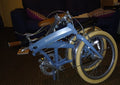 Foldable Bobbin Bike with 20 inch wheels in Metalic Blue
