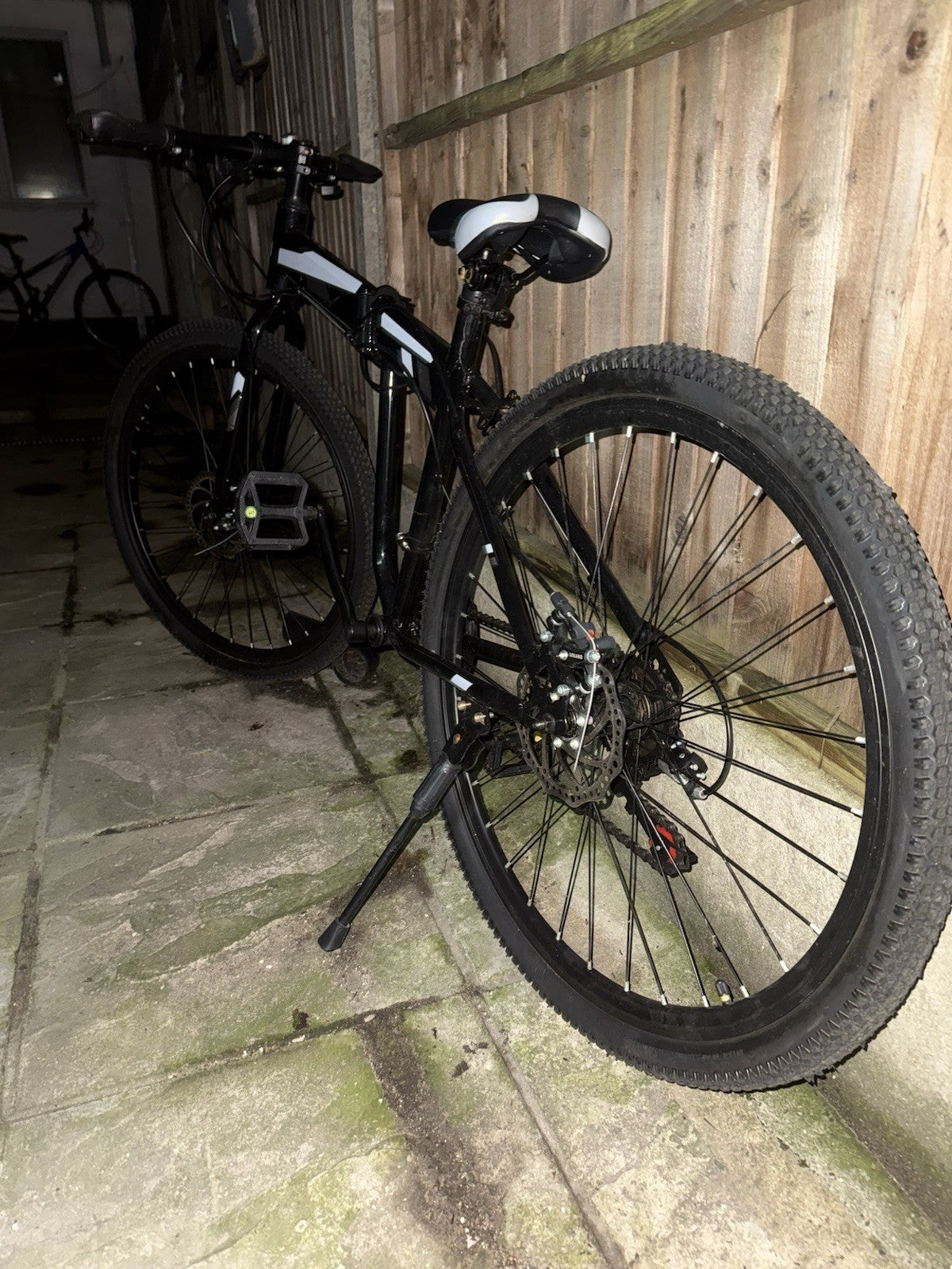 Mountain Bike 26" Wheel MTB 21 Speed Adult Bicycle Folding Bike Black &White UK