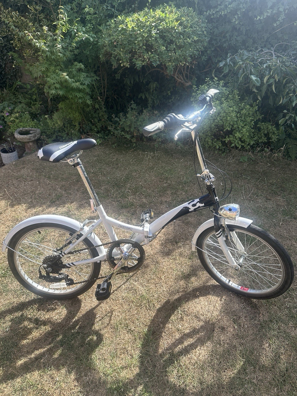 Northern Folding Bike Compass 20-inch Wheels - White