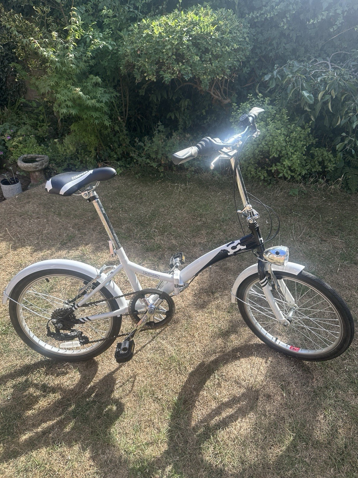 Northern Folding Bike Compass 20-inch Wheels - White