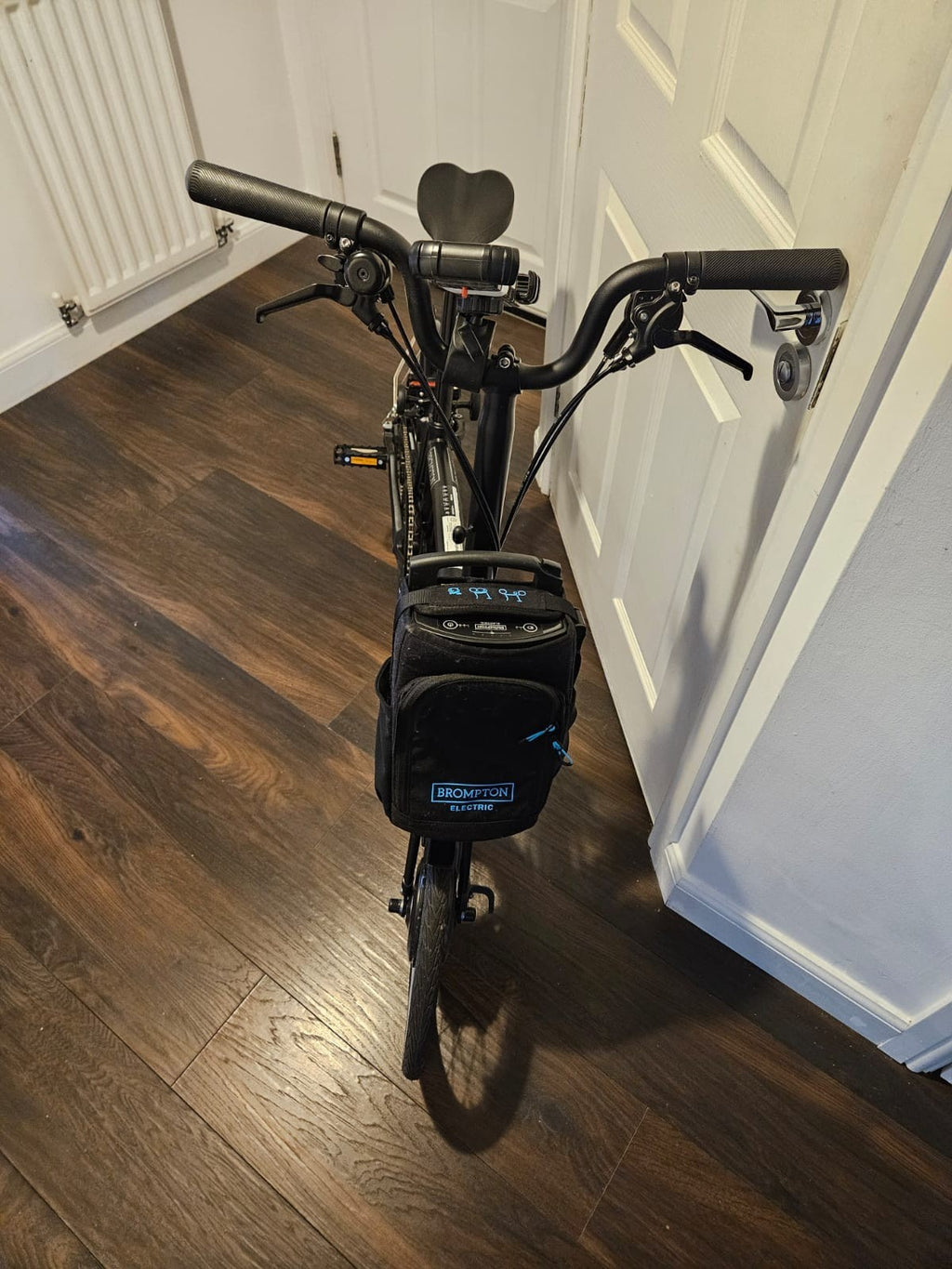 Brompton Electric C Line Explore, 6-Speed, Black, High Handlebar 2023