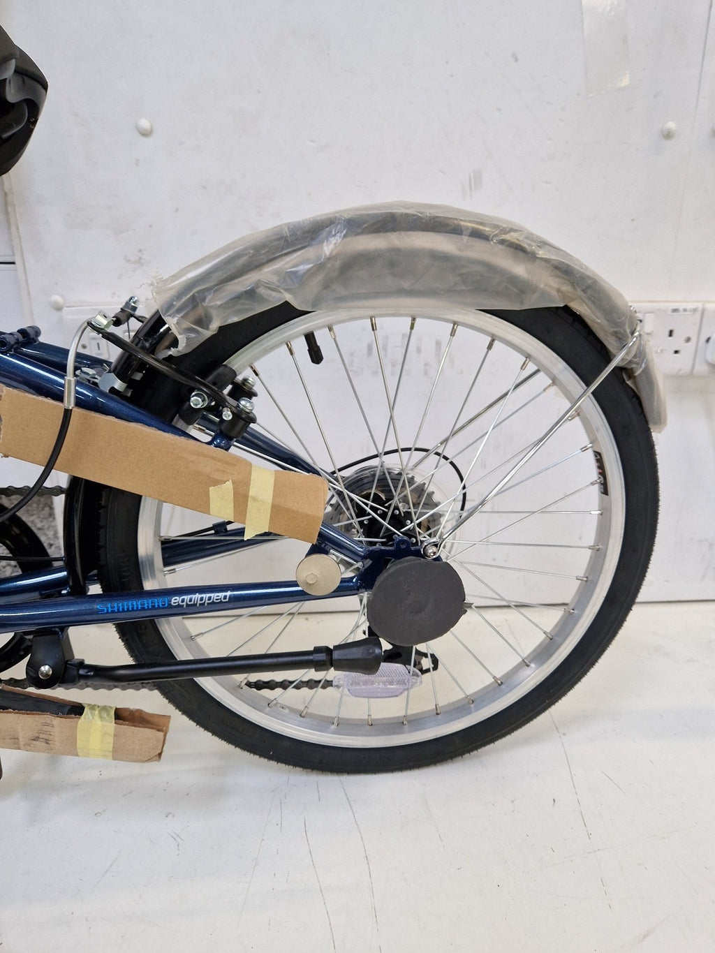Apollo Transport Compact Folding 20" Wheels Steel 6-Speed Bike - Navy [Marked]