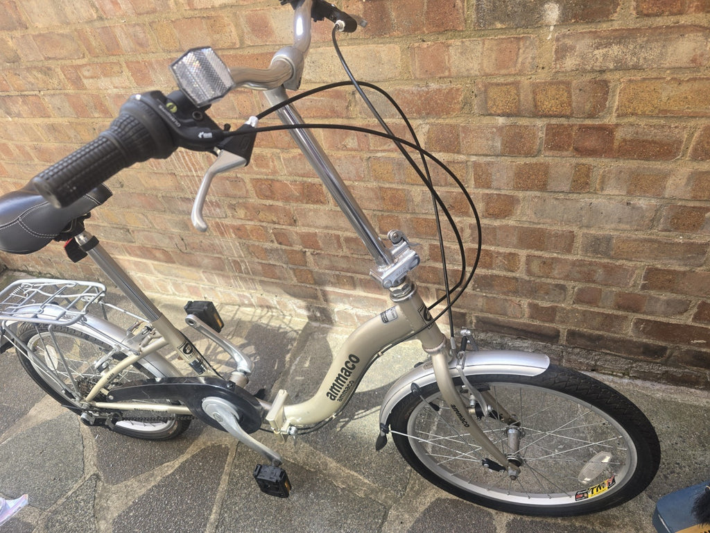 Ammaco Unisex City Folding Bike 20 Inch 6 Speed Bicycle Beautiful Color