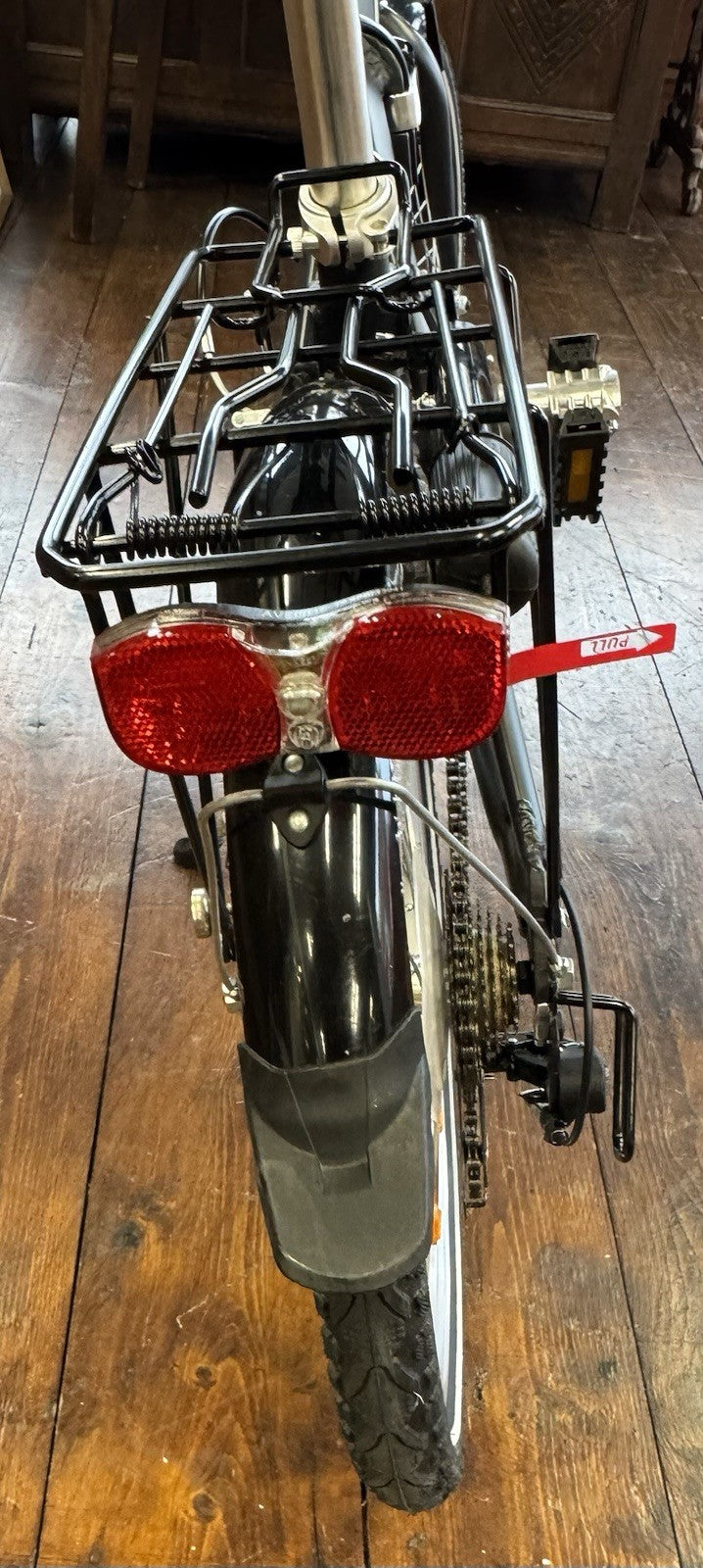 Denver Classic 001 Folding Bike 7 Speed with Lights, Rack and Mudguards