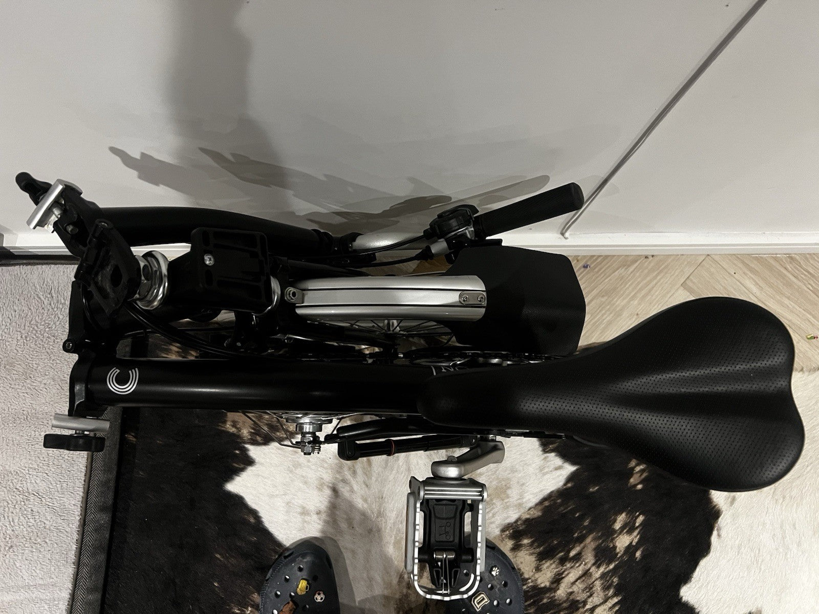 Brompton C Line Folding Bike Black, 6-Speed, 2022 Model