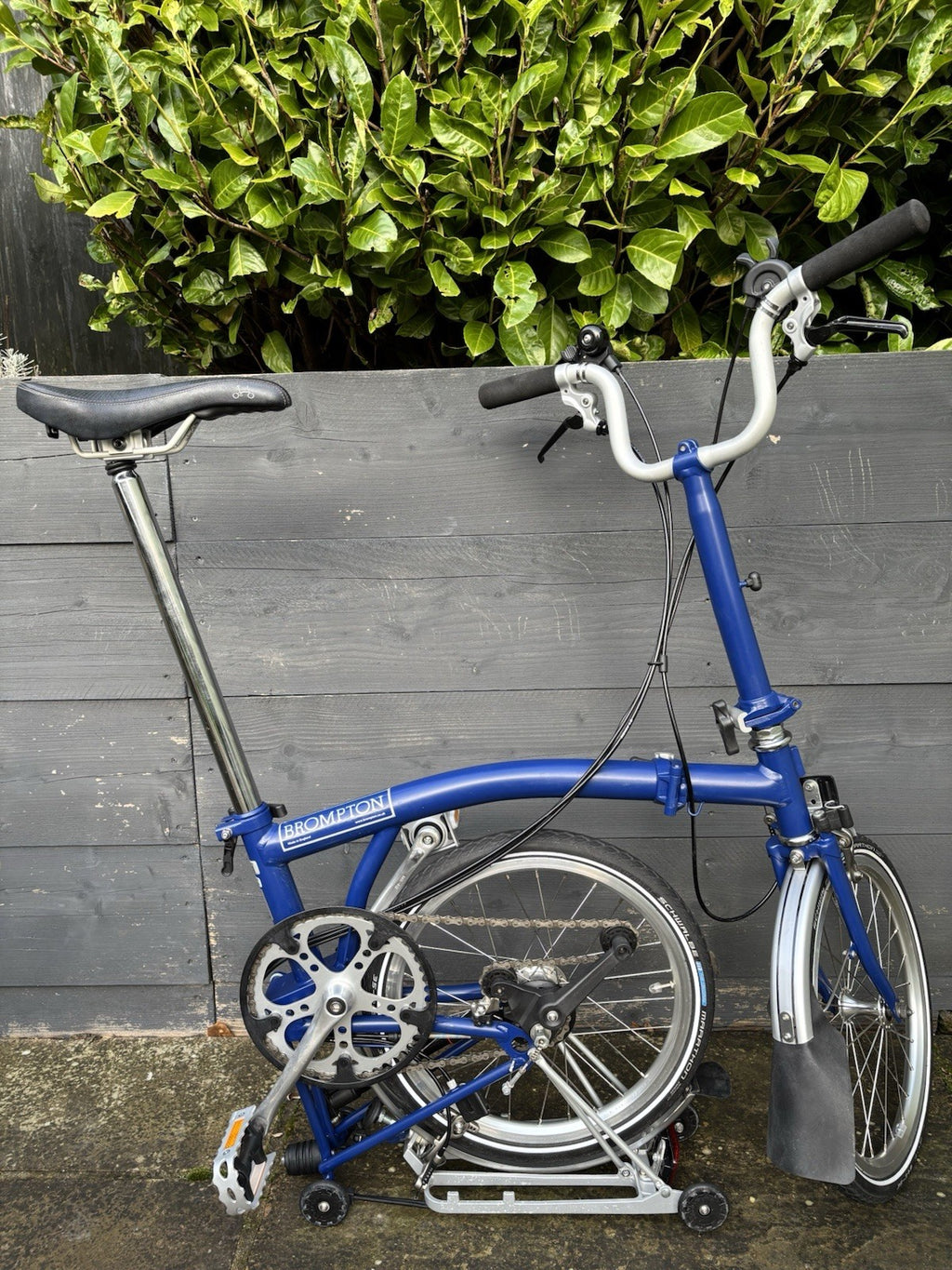 Brompton M6R in Cobalt Blue Folding bike C Line - Very Light Leisure Use Only