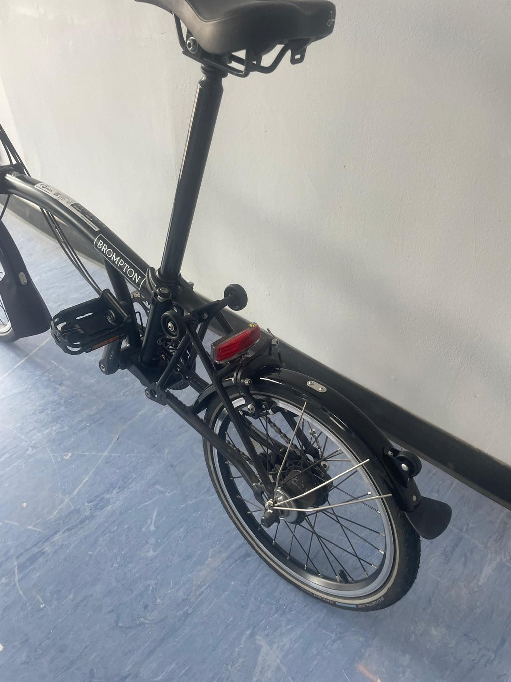 Brompton C-line 6 Speed Black Fold Away Bike Nov 2022. Unused