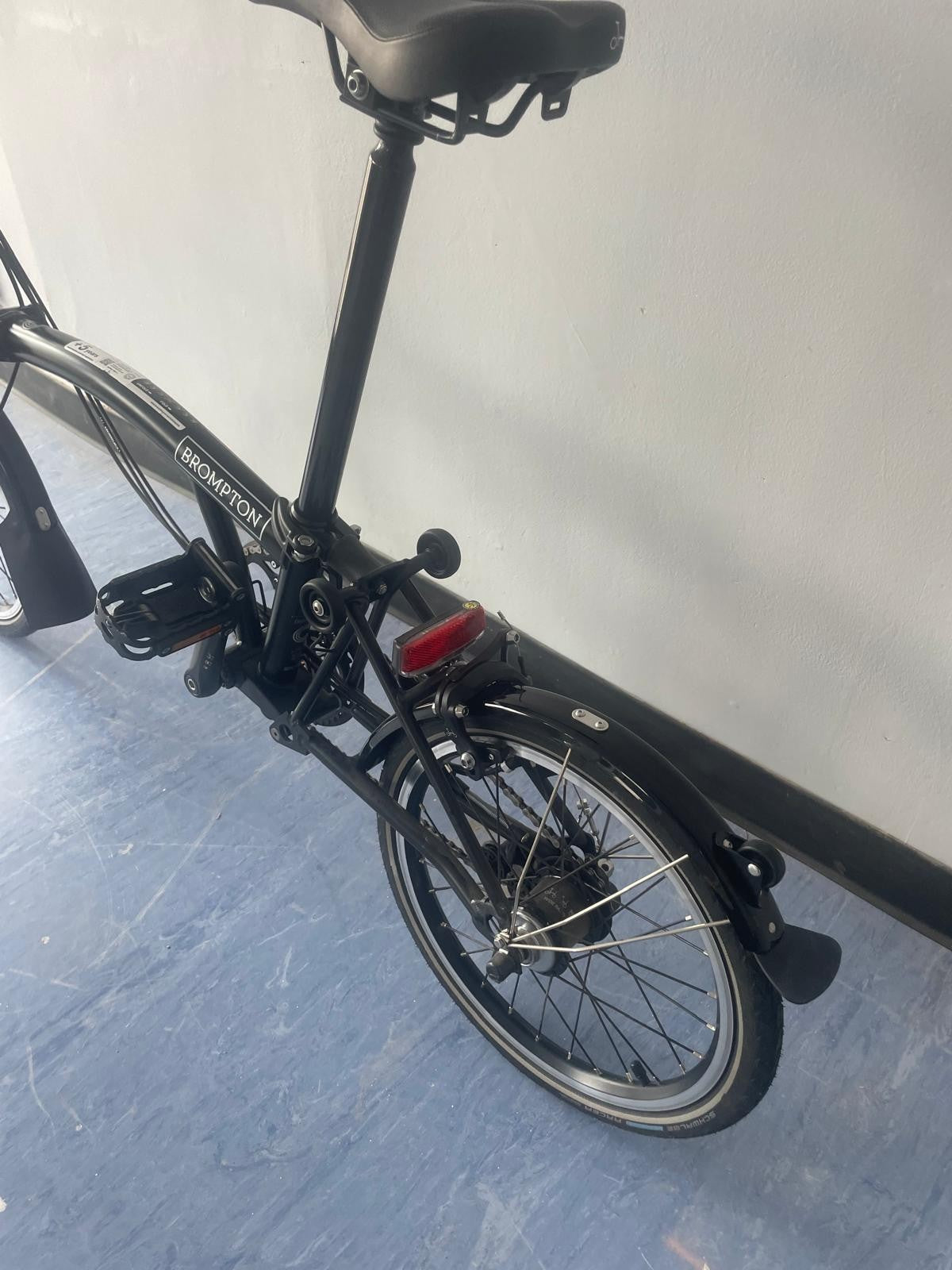 Brompton C-line 6 Speed Black Fold Away Bike Nov 2022. Unused