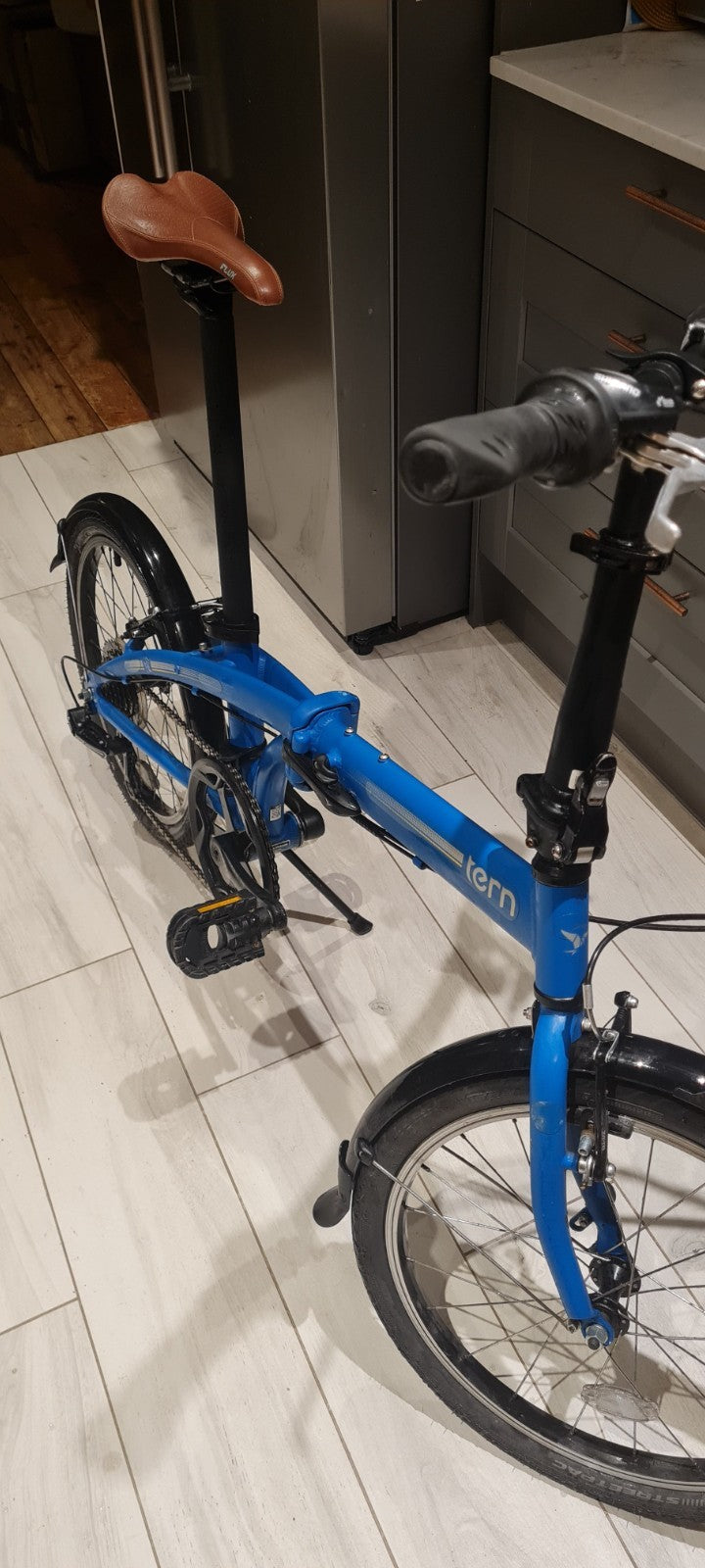 Tern Bicycle Link B7 20" 7 Speed  Blue Folding Bicycle Easy Carry RRP £650.00