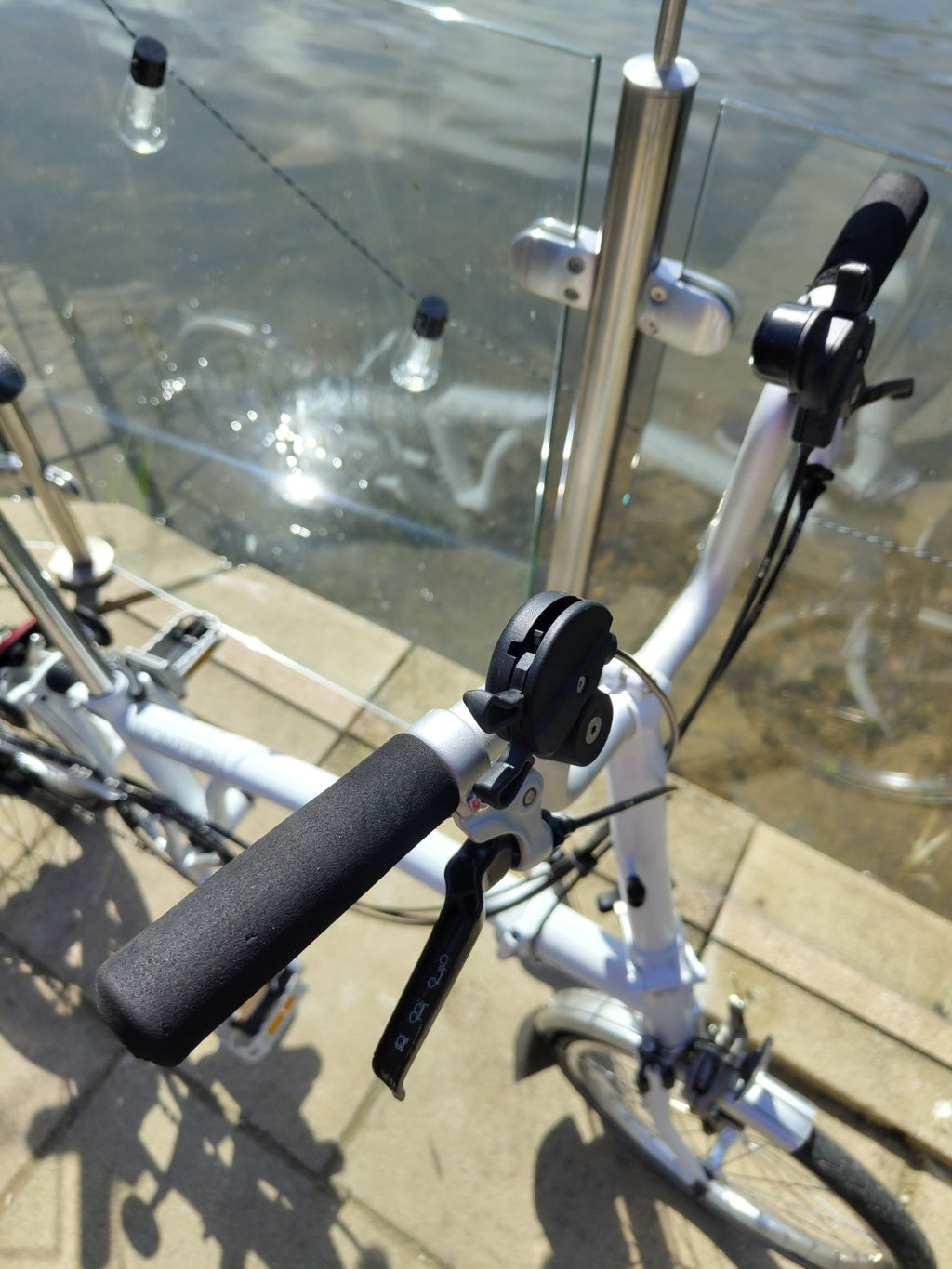 Brompton M6L Folding Bike 2015 Ivory –Excellent Condition, Serviced, C line, 6 S