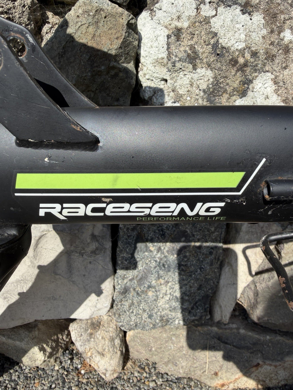 SMRLO Mountain Bike Frame Black Green Raceseng  Quickstyle MX300