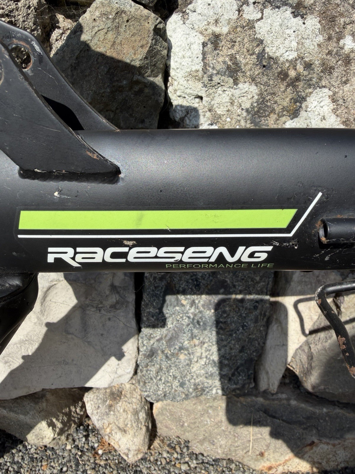 SMRLO Mountain Bike Frame Black Green Raceseng  Quickstyle MX300